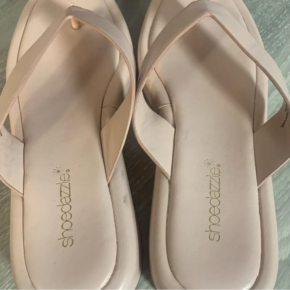SHOE DAZZLE Lakey Platform flip-flap side Size 8.5